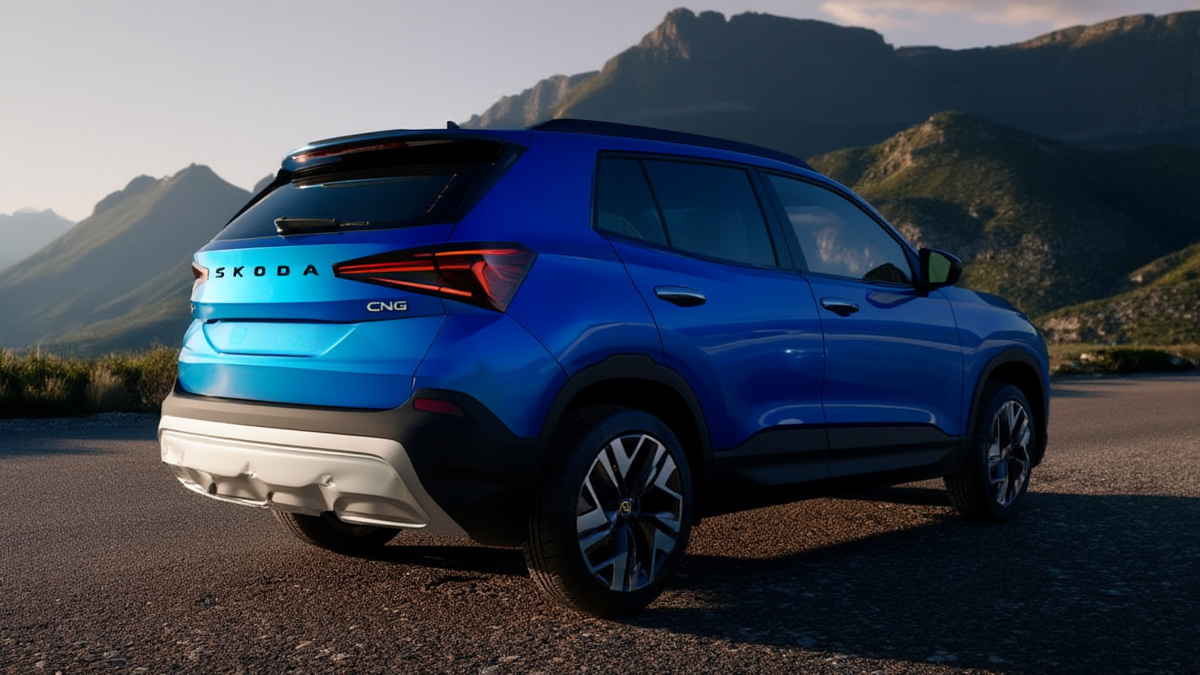 Skoda Kylaq CNG 2026 engine close-up showing turbocharged CNG performance and fuel efficiency